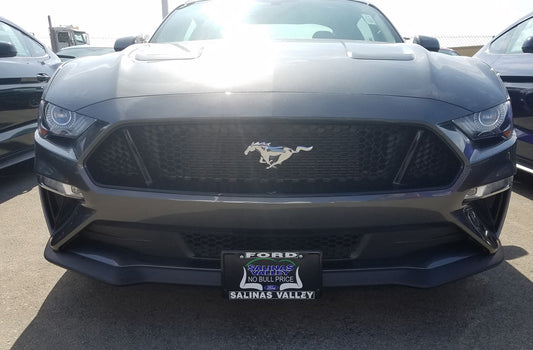 Front License Plate for 2018-2023 Ford Mustang  GT with Performance Pack/2019-2021 Bullitt/2019-2023 CA Special (SNS135a)
