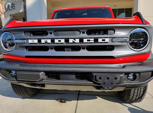 2021-2024 Ford Bronco with plastic bumper WITHOUT Adaptive Cruise Control (SNS289a)