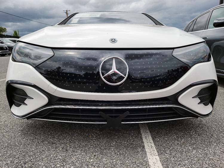 Mercedes front license plate discount