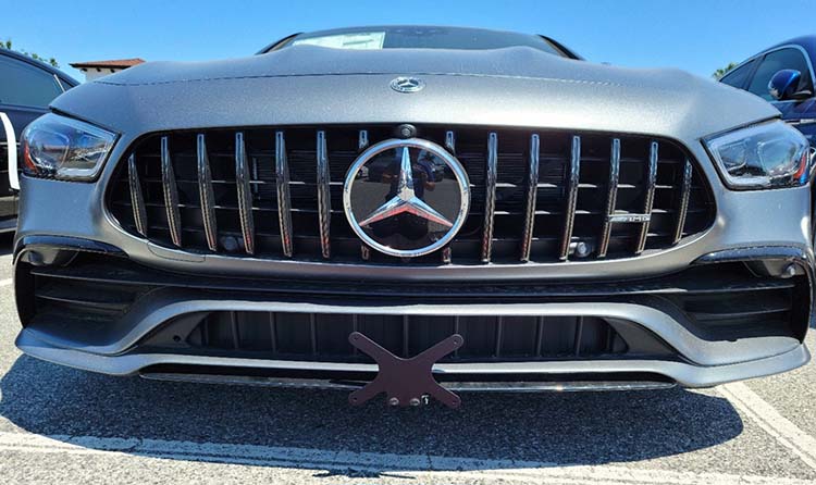 Front License Plate for 2023 Mercedes AMG E 63 S SNS364 None