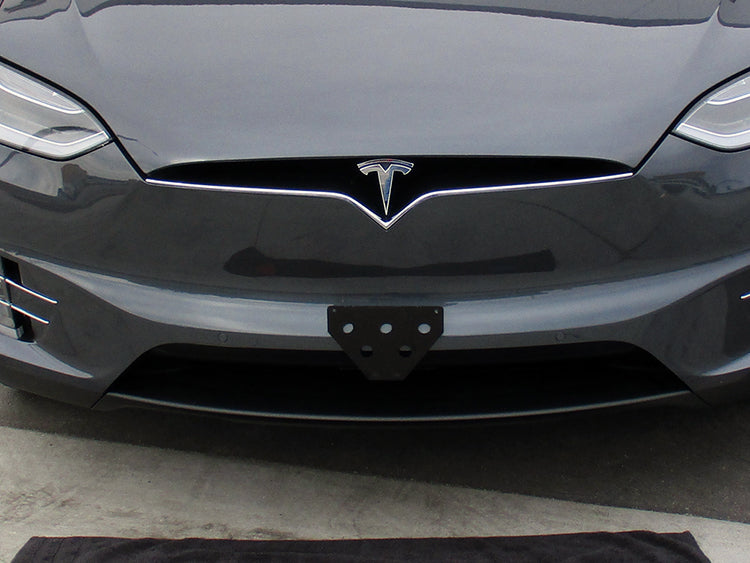 Model x front license shop plate holder