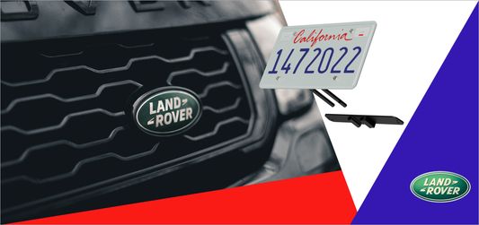 Land Rover Car Tag STO N SHO Quick Release Front License Plate for Land Rovers – stonsho