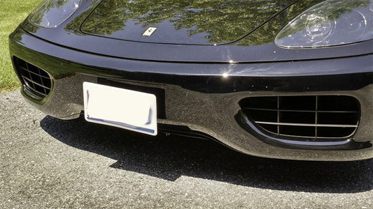 Front License Plate For 1995-2005 Ferrari 360 Modena, Spider and Challenge Stradale(SNS121)