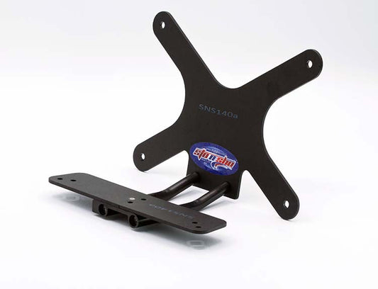 STO N SHO Front License Plate Bracket for 2023-2024 Jeep Wrangler JL EXCEPT Sport, Sport S, Sport Altitude /2023-2024 Gladiator/2021-2024 Wrangler 4xe with plastic bumper