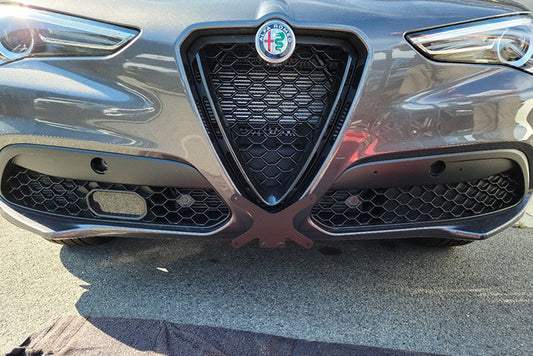 Front License Plate Bracket For 2019-2023 Alfa Romeo Stelvio (SNS376)