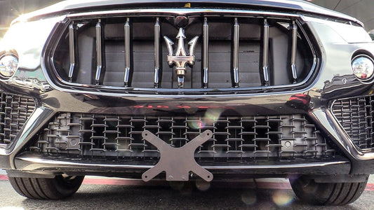 Front License Plate For 2022-2023 Maserati Levante Modena (SNS384)
