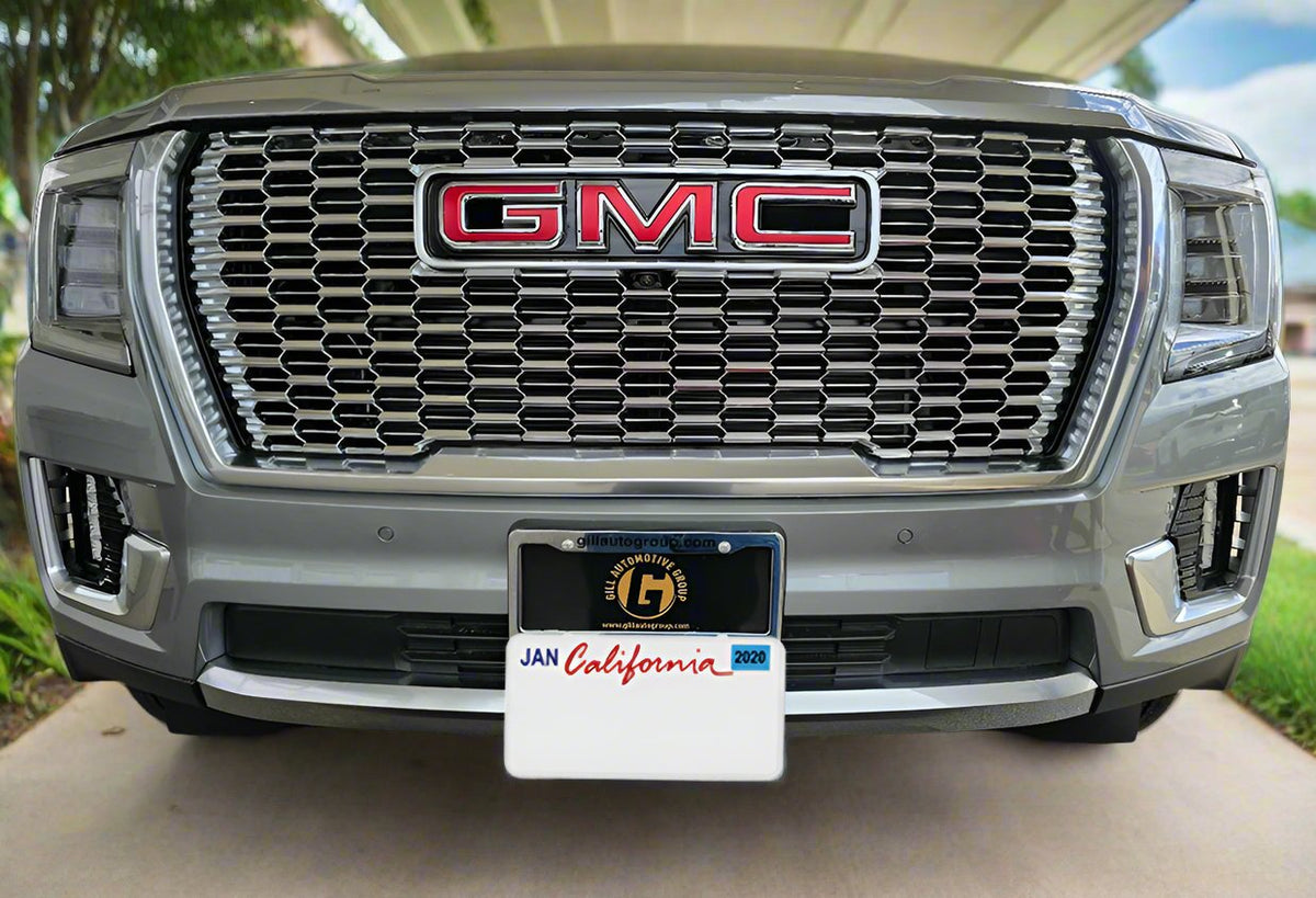 OEM used Front License Plate Mounting Bracket Holder 15-20 GMC Yukon OEM used Front License Plate Mounting Bracket Holder 15-20 GMC Yukon