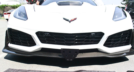 Front License Plate For 2019 C7 Corvette ZR-1 (SNS50c)