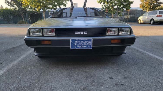 Front License Plate for 1981-1983 DeLorean DMC 12 (SNS292)