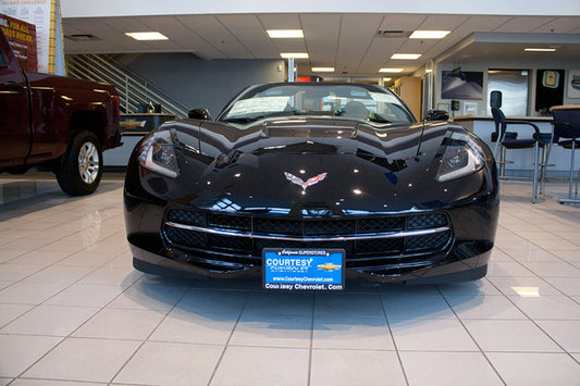 Front License Plate For 2014-2019 C7 Corvette  Stingray and Grand Sport w/out factory ground effects (SNS50)