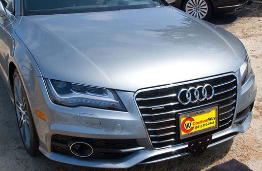 Front License Plate For 2012-2016 Audi A6, A7, and S6 (SNS58)