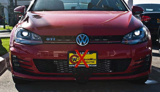 Front License Plate For 2015-2018 Volkswagen Golf GTI (SNS65)