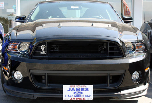 Front License Plate For 2013-2014 Ford Mustang Shelby GT500 with second chin splitter (SNS6a)